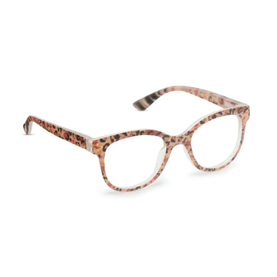 Peepers Oasis Blush Leopard Blue Light Readers-Peepers-Shop Anchored Bliss Women's Boutique Clothing Store