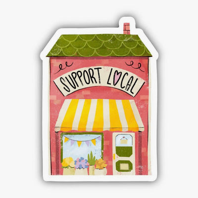 Support Local Sticker-Big Moods-Shop Anchored Bliss Women's Boutique Clothing Store
