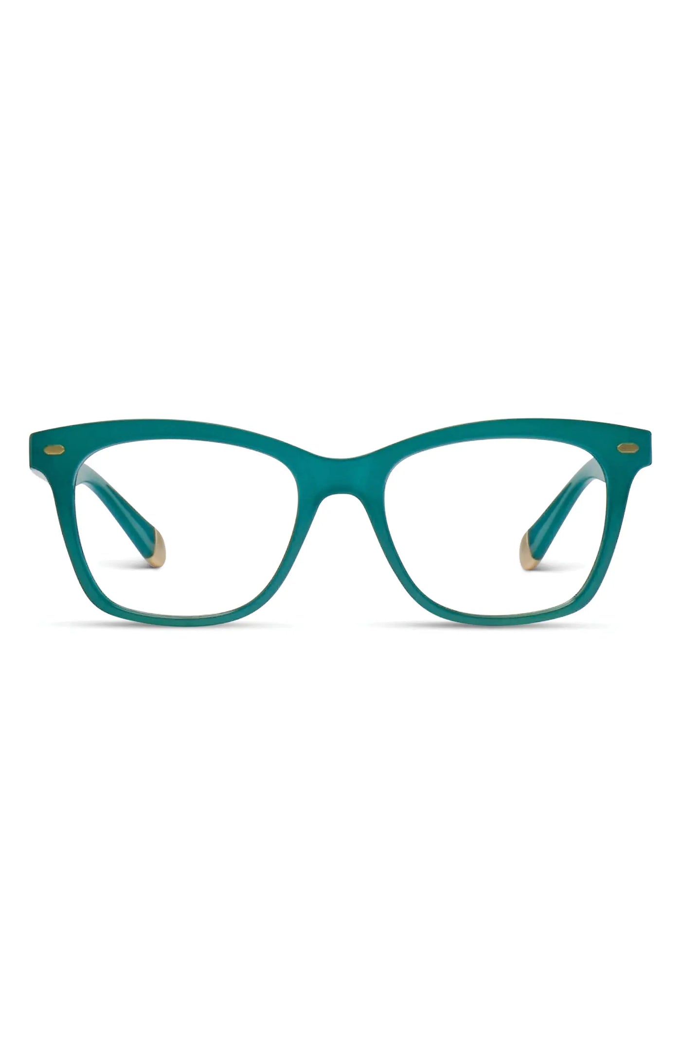 Peepers Teal Poppy Focus Blue Light Readers-Peepers-Shop Anchored Bliss Women's Boutique Clothing Store