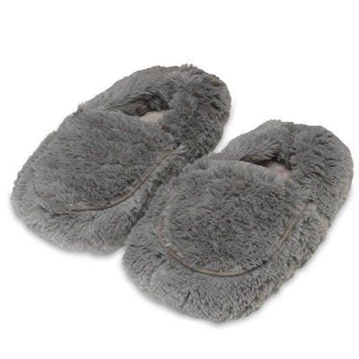 Gray Slippers Warmies-Tatum Todish-Shop Anchored Bliss Women's Boutique Clothing Store
