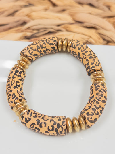 Get What You Need Leopard Bracelet-DMC-Camel-Shop Anchored Bliss Women's Boutique Clothing Store