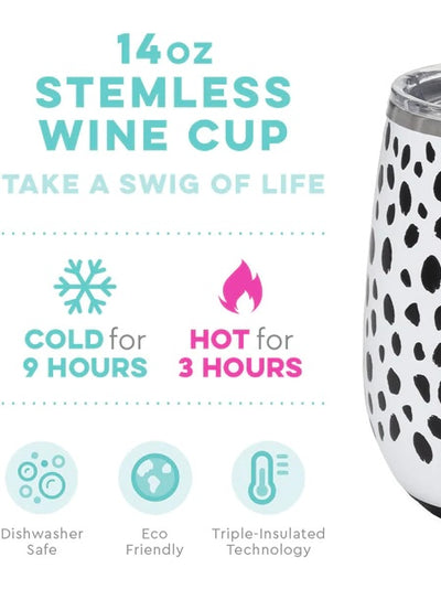 Spot On Swig 14oz. Wine Tumbler-Swig-Shop Anchored Bliss Women's Boutique Clothing Store