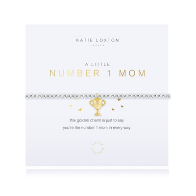 #1 Mom Bracelet • Silver-Katie Loxton-Shop Anchored Bliss Women's Boutique Clothing Store