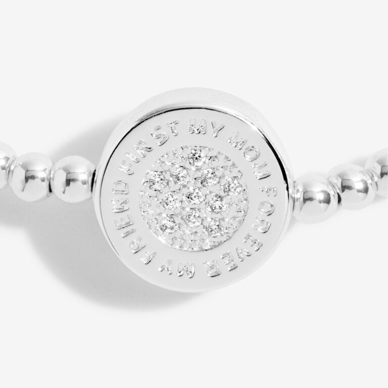 First My Mom Forever My Friend Bracelet • Silver-Katie Loxton-Shop Anchored Bliss Women's Boutique Clothing Store
