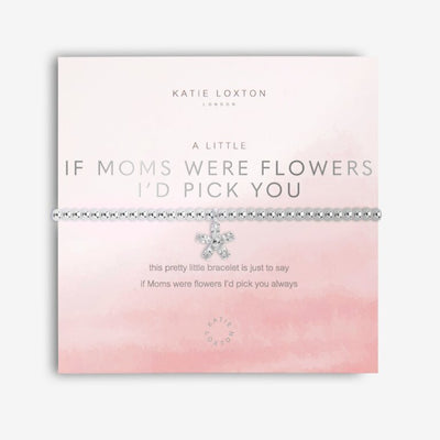 If Moms Were Flowers Bracelet • Silver-Katie Loxton-Shop Anchored Bliss Women's Boutique Clothing Store