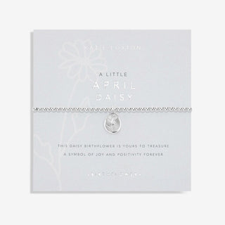 A Little April Daisy Bracelet • Silver-Katie Loxton-Shop Anchored Bliss Women's Boutique Clothing Store