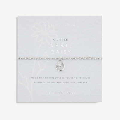 A Little April Daisy Bracelet • Silver-Katie Loxton-Shop Anchored Bliss Women's Boutique Clothing Store