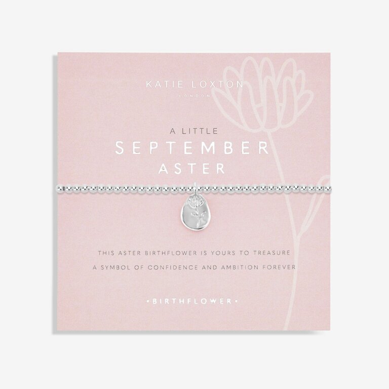 A Little September Aster Bracelet • Silver-Katie Loxton-Shop Anchored Bliss Women's Boutique Clothing Store