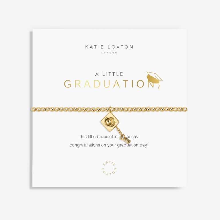 Graduation Bracelet • Gold-Katie Loxton-Shop Anchored Bliss Women's Boutique Clothing Store